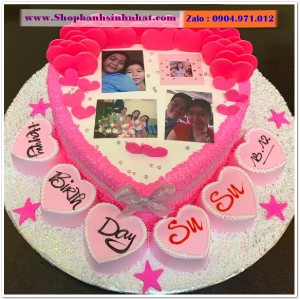 Bánh Sinh Nhật In Hình Ảnh - H117